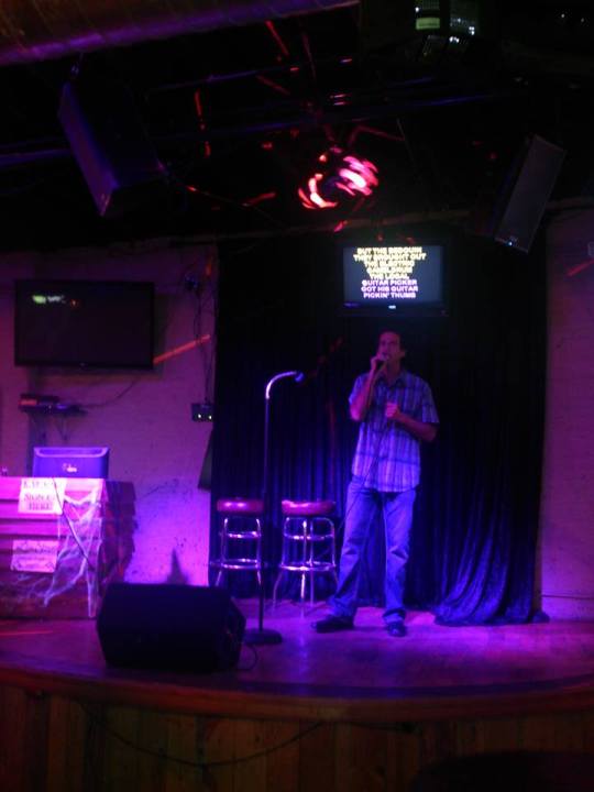 Mitch singing Thriftshop by Macklemore at Troubadors in Nashville. Best entertainment I saw on Broadway. They should have paid him, lol!