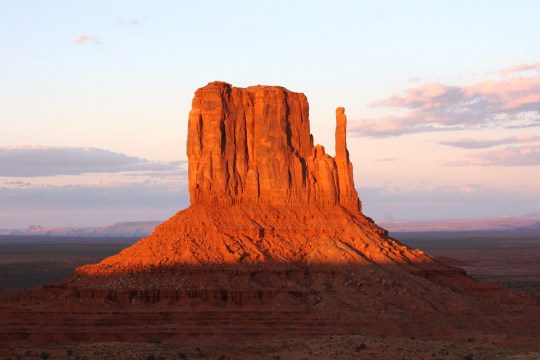 East Mitten at Sunset, Monument Valley, AZ. Oct. 2014.